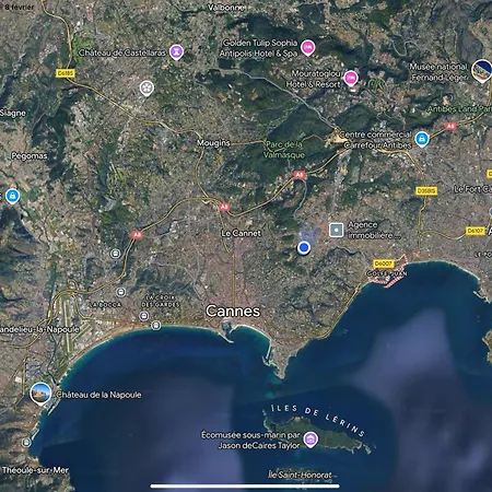 Ciel D Azur Avec Terrasse En Plein Centre Pres De La Croisette